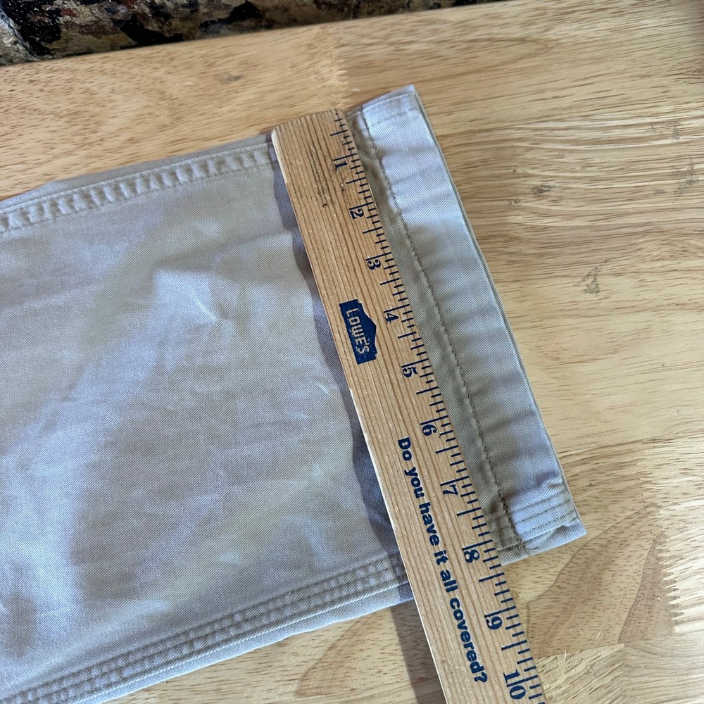 Carhartt tan Relaxed Fit Pants Mens 34x32 canvas work utility - Picture 12 of 12